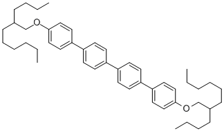 CAS#: 18434-08-7, 4,4'''-Bis[(2-Butyloctyl)Oxy]-1,1':4',1'':4'',1'''-Quaterphenyl