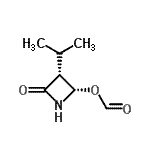 CAS 登录号：184424-12-2， (2S,3R)-3-异丙基-4-氧代-2-氮杂环丁基甲酸酯