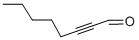 CAS 登录号：1846-68-0， 2-辛炔醛