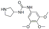 CAS 登录号：18471-34-6， 1-(3-吡咯烷基)-3-(3,4,5-三甲氧基苯基)脲