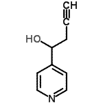 CAS 登录号：184827-11-0， 1-(4-吡啶基)-3-丁炔-1-醇