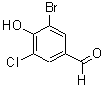 CAS 登录号：1849-76-9， 3-溴-5-氯-4-羟基苯甲醛