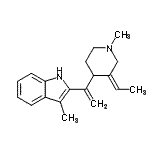 CAS#: 1850-33-5, 2-{1-[(3Z)-3-Ethylidene-1-Methyl-4-Piperidinyl]Vinyl}-3-Methyl-1H-Indole