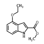 CAS 登录号：185212-25-3， 甲基4-乙氧基-1H-吲哚-2-羧酸酯