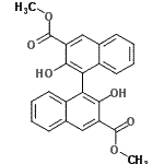 CAS#: 18531-91-4, Dimethyl 2,2'-Dihydroxy-1,1'-Binaphthalene-3,3'-Dicarboxylate