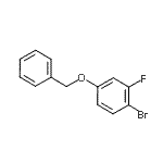 CAS 登录号：185346-79-6， 4-(苄氧基)-1-溴-2-氟苯