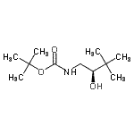CAS#: 185426-15-7, 2-Methyl-2-Propanyl [(2R)-2-Hydroxy-3,3-Dimethylbutyl]Carbamate