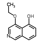 CAS#: 185437-32-5, 4-Ethoxy-5-Isoquinolinol