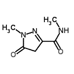 CAS#: 185451-38-1, N,1-Dimethyl-5-Oxo-4,5-Dihydro-1H-Pyrazole-3-Carboxamide