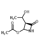 CAS 登录号：185515-28-0， (3R)-3-(1-羟基乙基)-4-氧代-2-氮杂环丁基乙酸酯