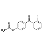 CAS 登录号：185606-03-5， 4-(2-氯苯甲酰基)苯基乙酸酯