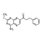 CAS#: 185628-24-4, 1-[4-Amino-2-(Methylsulfanyl)-7-Pteridinyl]-3-Phenyl-1-Propanone