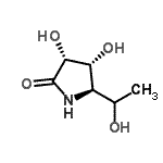 CAS 登录号：185689-16-1， (3R,4R,5R)-3,4-二羟基-5-(1-羟基乙基)-2-吡咯烷酮