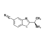 CAS 登录号：185949-62-6， 2-[(1R)-1-氨基乙基]-1,3-苯并噻唑-5-甲腈