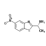 CAS 登录号：185949-63-7， (1R)-1-(5-硝基-1,3-苯并噻唑-2-基)乙胺