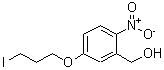 CAS 登录号：185994-27-8， [5-(3-碘丙氧基)-2-硝基苯基]甲醇