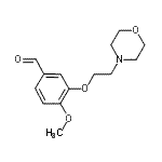 CAS#: 186191-09-3, 4-Methoxy-3-[2-(4-Morpholinyl)Ethoxy]Benzaldehyde