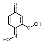 CAS 登录号：186194-64-9， (4E)-4-(羟基亚胺)-3-甲氧基-2,5-环己二烯-1-酮