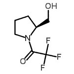 CAS 登录号：186202-18-6， 2,2,2-三氟-1-[(2S)-2-(羟基甲基)-1-吡咯烷基]乙酮