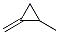 CAS 登录号：18631-84-0， 1-甲基-2-亚甲基环丙烷
