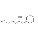 CAS 登录号：186343-42-0， 1-(乙基氨基)-3-(1-哌嗪基)-2-丙醇