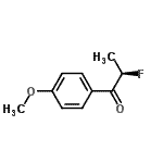 CAS 登录号：186410-79-7， (2R)-2-氟-1-(4-甲氧基苯基)-1-丙酮