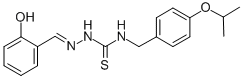CAS#: 186453-53-2, 3-[[(E)-(6-Oxo-1-Cyclohexa-2,4-Dienylidene)Methyl]Amino]-1-[(4-Propan-2-Yloxyphenyl)Methyl]Thiourea