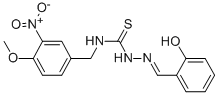 CAS#: 186453-57-6, 1-[(4-Methoxy-3-Nitrophenyl)Methyl]-3-[[(E)-(6-Oxo-1-Cyclohexa-2,4-Dienylidene)Methyl]Amino]Thiourea