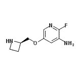 CAS#: 186590-44-3, 5-[(2R)-2-Azetidinylmethoxy]-2-Fluoro-3-Pyridinamine