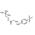 CAS#: 1866-13-3, N,N,N-Trimethyl-2-(Propionyloxy)Ethanaminium 4-Methylbenzenesulfonate