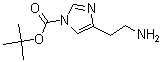 CAS 登录号：186700-06-1， 4-(2-氨基乙基)-1H-咪唑-1-羧酸叔丁酯