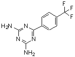 CAS 登录号：186834-97-9， 6-[4-(三氟甲基)苯基]-1,3,5-三嗪-2,4-二胺