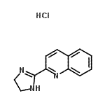 CAS#: 187173-05-3, 2-(4,5-Dihydro-1H-Imidazol-2-Yl)Quinoline Hydrochloride (1:1)