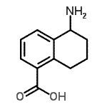CAS#: 187389-66-8, 5-Amino-5,6,7,8-Tetrahydro-1-Naphthalenecarboxylic Acid