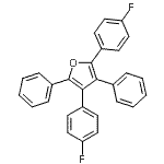 CAS 登录号：18741-99-6， 2,4-二(4-氟苯基)-3,5-二苯基呋喃