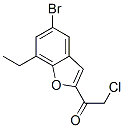 CAS 登录号：18775-40-1， 1-(5-溴-7-乙基-2-苯并呋喃基)-2-氯乙烷-1-酮