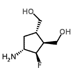 CAS#: 187877-89-0, [(1S,2S,3R,4R)-4-Amino-3-Fluoro-1,2-Cyclopentanediyl]Dimethanol