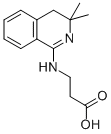 CAS 登录号：187884-87-3， 3-[(3,3-二甲基-4H-异喹啉-1-基)氨基]丙酸