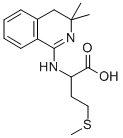 CAS 登录号：187884-93-1， N-(3,4-二氢-3,3-二甲基-1-异喹啉基)-L-蛋氨酸