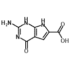CAS#: 188062-46-6, 2-Amino-4-Oxo-4,7-Dihydro-1H-Pyrrolo[2,3-d]Pyrimidine-6-Carboxylic Acid