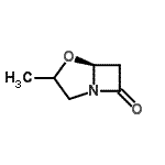 CAS 登录号：188525-23-7， (5S)-3-甲基-4-氧杂-1-氮杂双环[3.2.0]庚烷-7-酮