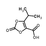 CAS 登录号：188525-84-0， 5-异丙基-2-氧代-1,3-二氧杂环戊烯-4-羧酸