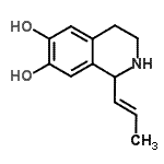 CAS 登录号：188553-86-8， 1-[(1E)-1-丙烯-1-基]-1,2,3,4-四氢-6,7-异喹啉二醇