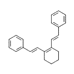 CAS 登录号：18888-80-7， 1,1'-[1-环己烯-1,2-二基二(E)-2,1-乙烯二基]二苯