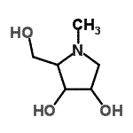 CAS 登录号：188905-40-0， 2-(羟基甲基)-1-甲基-3,4-吡咯烷二醇