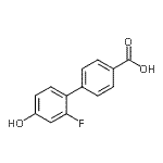 CAS 登录号：189161-83-9， 4-(2-氟-4-羟基-苯基)苯甲酸
