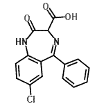 CAS#: 189298-39-3, 7-Chloro-2-Oxo-5-Phenyl-2,3-Dihydro-1H-1,4-Benzodiazepine-3-Carboxylic Acid