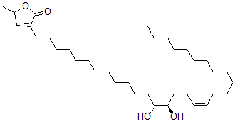 CAS#: 189508-31-4, 3-[(Z,13R,14R)-13,14-Dihydroxytriacont-17-Enyl]-5-Methyl-5H-Furan-2-One