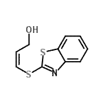 CAS 登录号：189579-68-8， (2Z)-3-(1,3-苯并噻唑-2-基硫基)-2-丙烯-1-醇