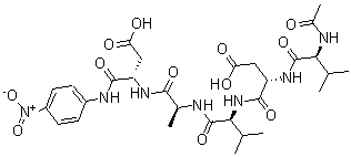 CAS 登录号：189684-53-5， N-乙酰基-L-缬氨酰-L-alpha-天冬氨酰-L-缬氨酰-L-丙氨酰-N-(4-硝基苯基)-L-alpha-天冬氨酰胺